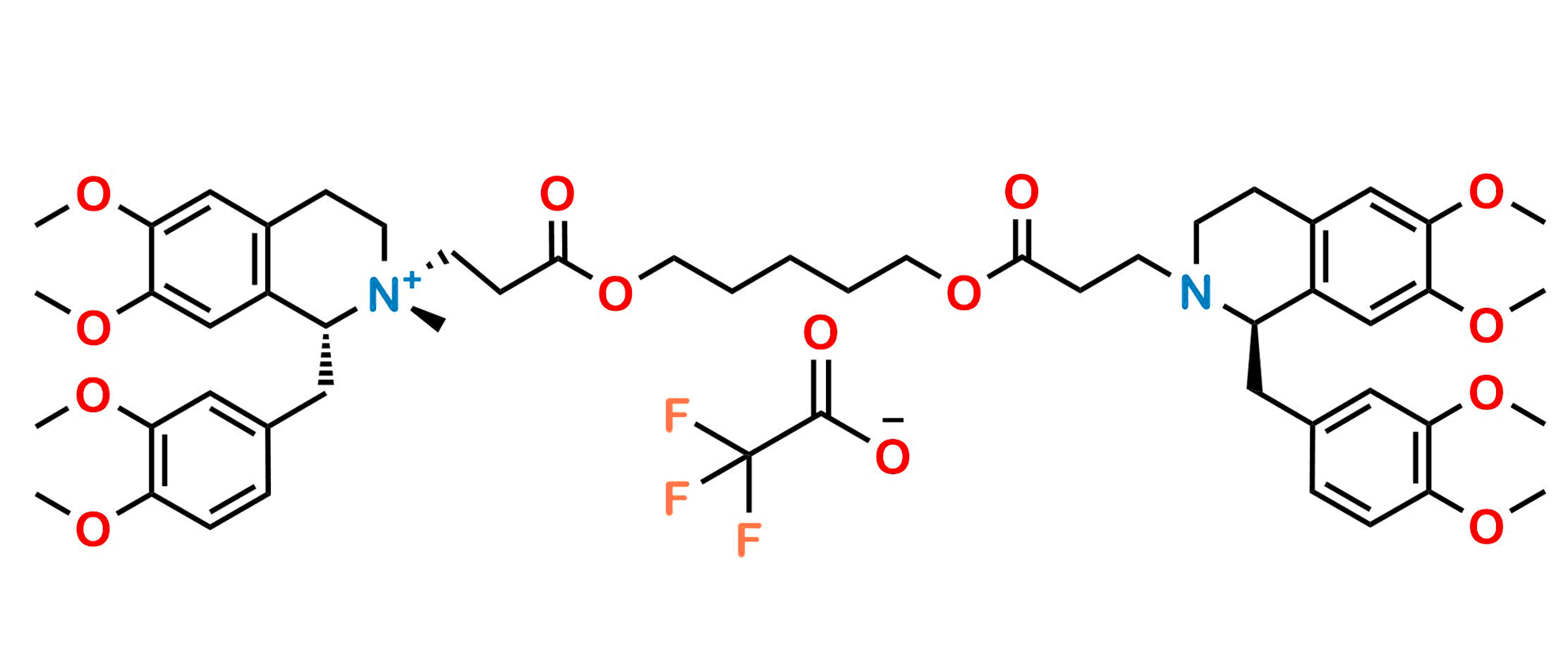 Atracurium Impurity A2 (cis-Monoquatenary) TFA salt